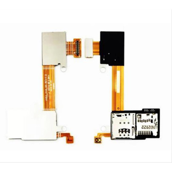 Για Sony Xperia M2 SD And SIM Card Holder With Power Button Flex Για Sony Xperia M2 SD And SIM Card Holder With Power Button Flex