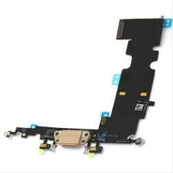Για Apple iPhone 8 Plus Charging Power Dock Flex With Mani Microphone Gold Για Apple iPhone 8 Plus Charging Power Dock Flex With Mani Microphone Gold