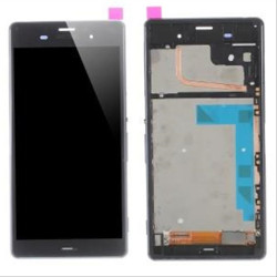 Sony Xperia Z3 D6603 LCD with touch and frame Black Sony Xperia Z3 D6603 LCD with touch and frame Black