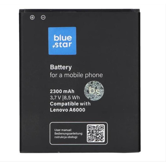 Μπαταρία blue star για LENOVO A6000 2300mAh Li-Poly PREMIUM (BS-BL242)