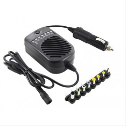 Whitenergy DC Power Adapter universal laptop car charger 90W 15-24V 4.5A 8 plug automatic Whitenergy DC Power Adapter universal laptop car charger 90W 15-24V 4.5A 8 plug automatic