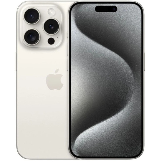 Apple iPhone 15 Pro 5G (8GB/256GB)White Titanium Refurbished Grade A WV