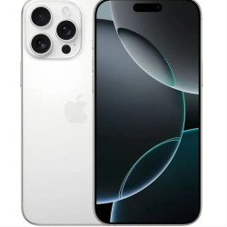 Refurbished Apple iPhone 16 Pro Max 5G (8GB/256GB) White Titanium Grade A WV Refurbished Apple iPhone 16 Pro Max 5G (8GB/256GB) White Titanium Grade A WV