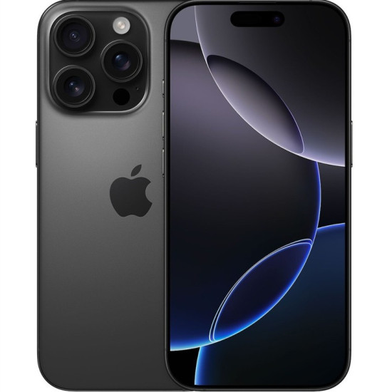 Refurbished Apple iPhone 16 Pro Max 5G (8GB/256GB) Black Titanium Grade A