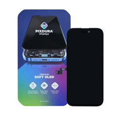PIXDURA For Apple iPhone 16 Pro Display And Digitizer Soft-OLED Premium (IC Removable) (120Hz)