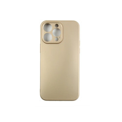 Rixus Soft TPU Phone Case For Apple iPhone 14 Pro Max Gold