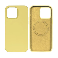 Rixus Soft TPU Phone Case With MagSafe Compatible For Apple iPhone 14 Pro Max Gold