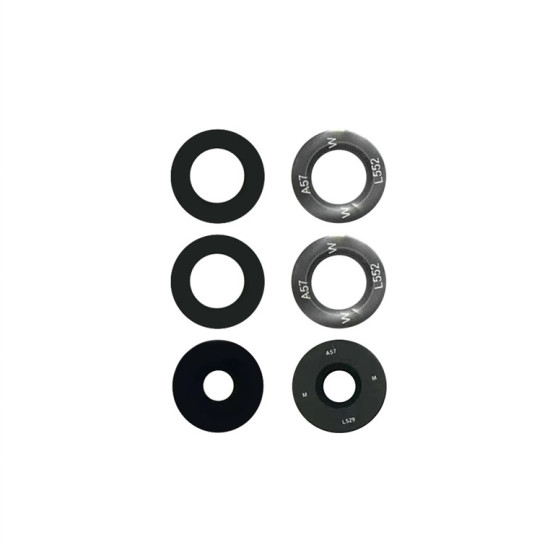 Samsung Galaxy A57 A576B, A37 A376B Camera Lens Cover Set Black OEM