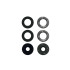 Samsung Galaxy A57 A576B, A37 A376B Camera Lens Cover Set Black OEM