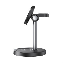 Charging station για κινητό, smartwatch και ακουστικά σε μαύρο χρώμα XO CX038 BLACK COLOR Charging station για κινητό, smartwatch και ακουστικά σε μαύρο χρώμα XO CX038 BLACK COLOR