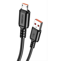 KAKUSIGA καλώδιο micro USB σε USB KSC-982, 3A, 480Mbps, 1m, μαύρο KAKUSIGA καλώδιο micro USB σε USB KSC-982, 3A, 480Mbps, 1m, μαύρο