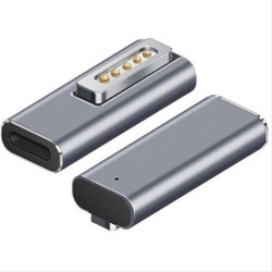 POWERTECH αντάπτορας τροφοδοσίας YX-MS2, USB-C σε Magsafe 2, ασημί - YX-MS2 POWERTECH αντάπτορας τροφοδοσίας YX-MS2, USB-C σε Magsafe 2, ασημί - YX-MS2