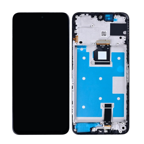 Honor 90 Smart, X7b 4G Display And Digitizer With Frame Black OEM