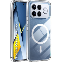 Ultra Transparent MagSafe Case For Xiaomi Poco F8 Ultra Ultra Transparent MagSafe Case For Xiaomi Poco F8 Ultra